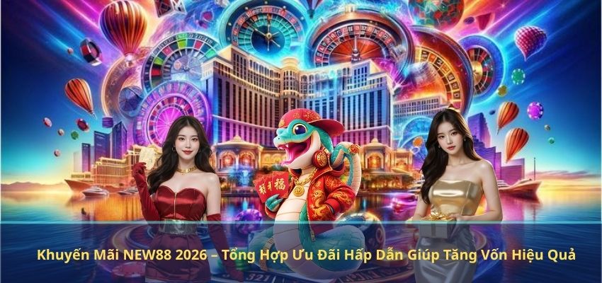 Khuyến Mãi NEW88 2026 – Tổng Hợp Ưu Đãi Hấp Dẫn Giúp Tăng Vốn Hiệu Quả